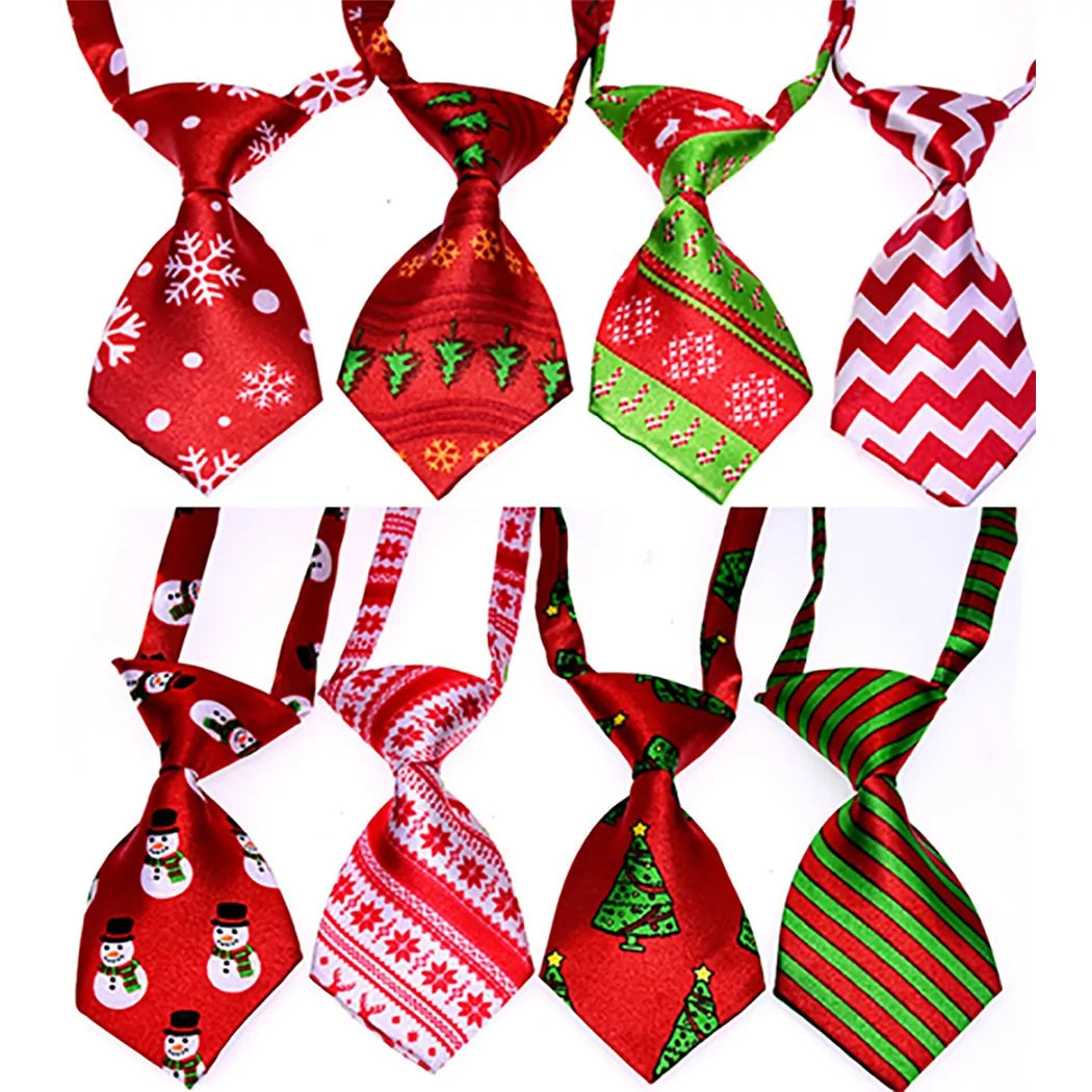 Christmas Dog Neckties