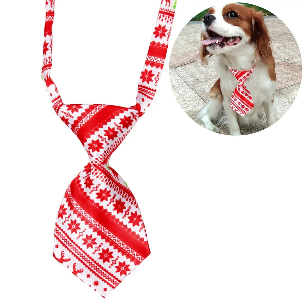 Christmas Dog Neckties