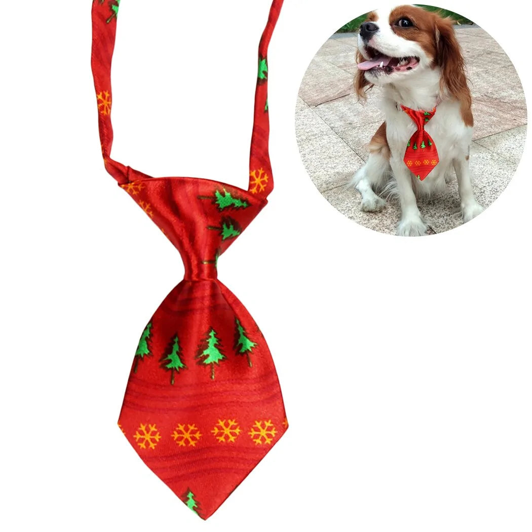 Christmas Dog Neckties