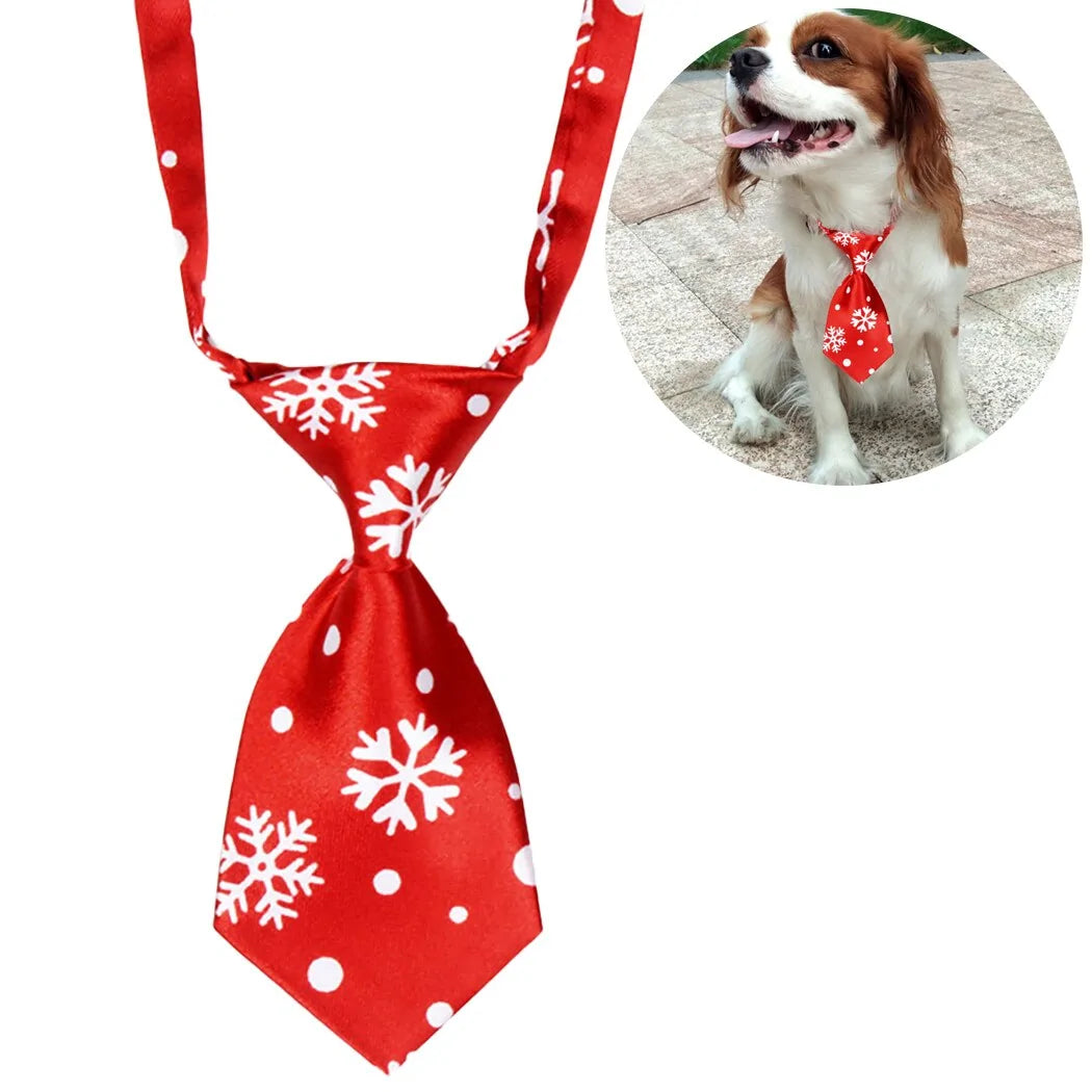 Christmas Dog Neckties