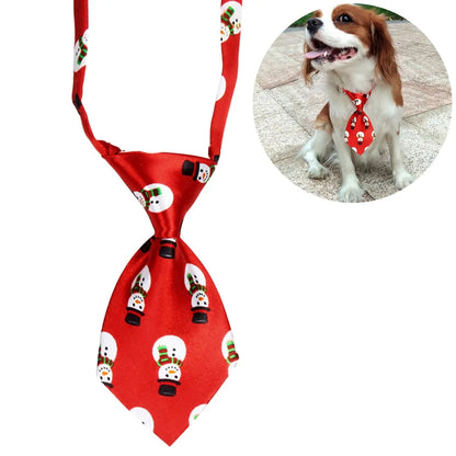 Christmas Dog Neckties