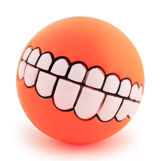 Fake Teeth Dog Ball