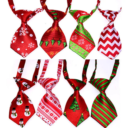 Christmas Dog Neckties
