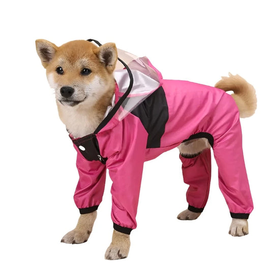 Transparent Pet Raincoat